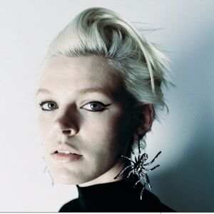 ZARA SPIDER RHINESTONE EARRINGS